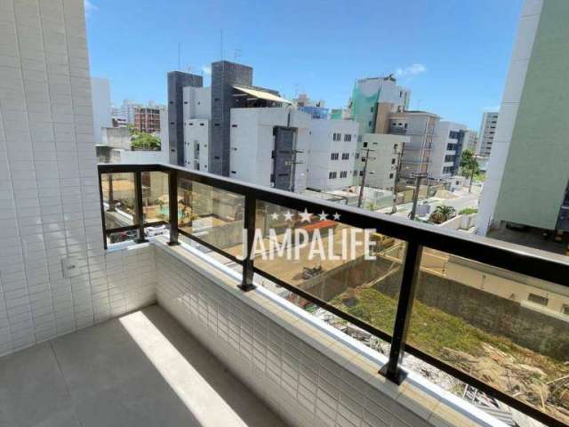 Apartamento com 2 dormitórios à venda, 60 m² por R$ 370.000,00 - Intermares - Cabedelo/PB