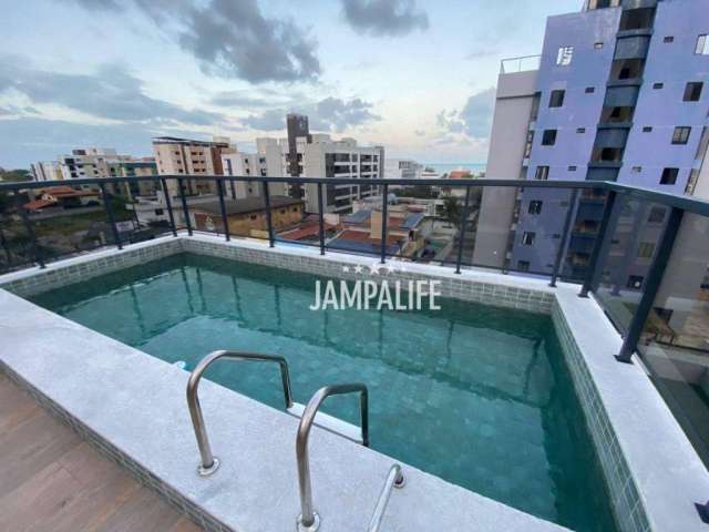 Apartamento com 2 dormitórios à venda, 56 m² por R$ 495.000,00 - Jardim Oceania - João Pessoa/PB