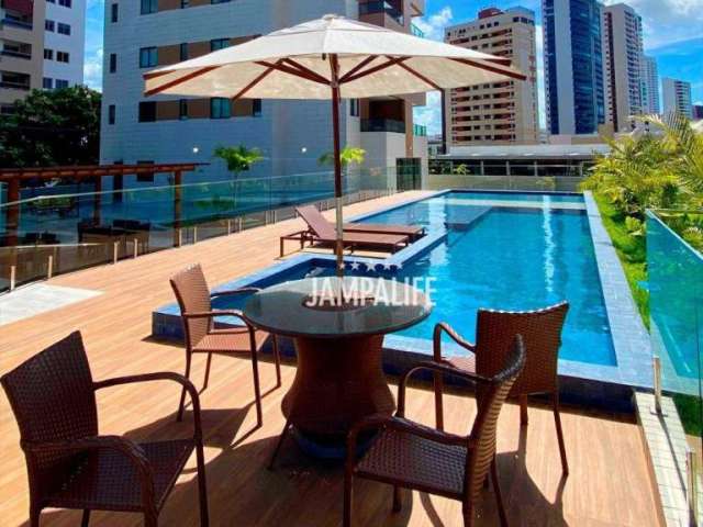 Apartamento com 3 dormitórios à venda, 81 m² por R$ 720.000,00 - Manaíra - João Pessoa/PB