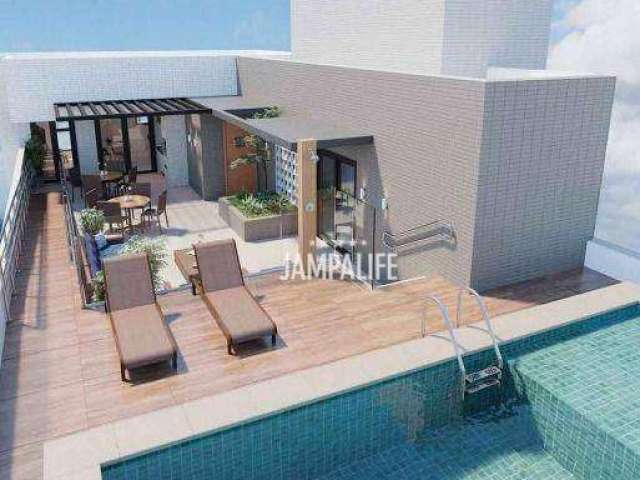 Apartamento com 2 dormitórios à venda, 57 m² por R$ 358.000,00 - Intermares - Cabedelo/PB