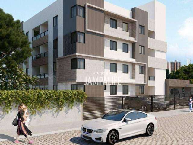 Apartamento com 2 dormitórios à venda, 84 m² por R$ 340.000,00 - Bancários - João Pessoa/PB