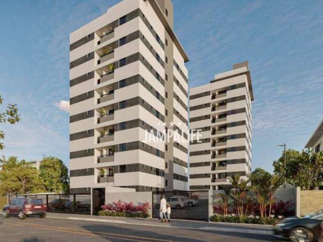 Apartamento com 2 dormitórios à venda, 52 m² por R$ 271.000,00 - Jardim Cidade Universitária - João Pessoa/PB