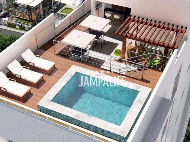 Apartamento com 2 dormitórios à venda, 56 m² por R$ 428.000 - Jardim Oceania - João Pessoa/PB