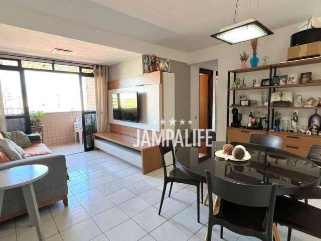 Apartamento com 3 dormitórios à venda, 75 m² por R$ 400.000,00 - Manaíra - João Pessoa/PB