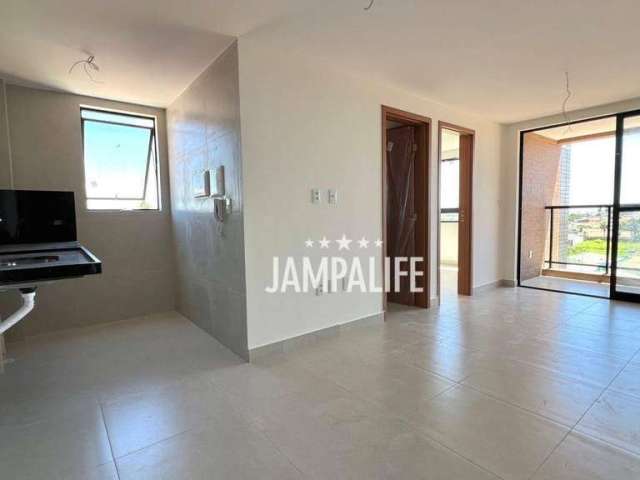 Apartamento com 1 dormitório à venda, 38 m² por R$ 342.000,00 - Praia Formosa - Cabedelo/PB