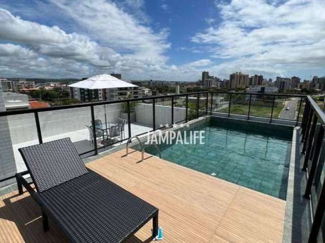 Apartamento com 2 dormitórios à venda, 55 m² por R$ 378.000,00 - Intermares - Cabedelo/PB