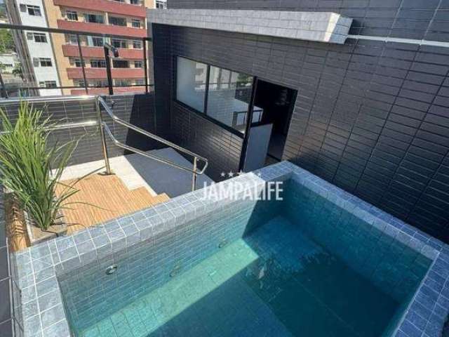 Cobertura com 3 dormitórios à venda, 112 m² por R$ 680.000,00 - Intermares - Cabedelo/PB