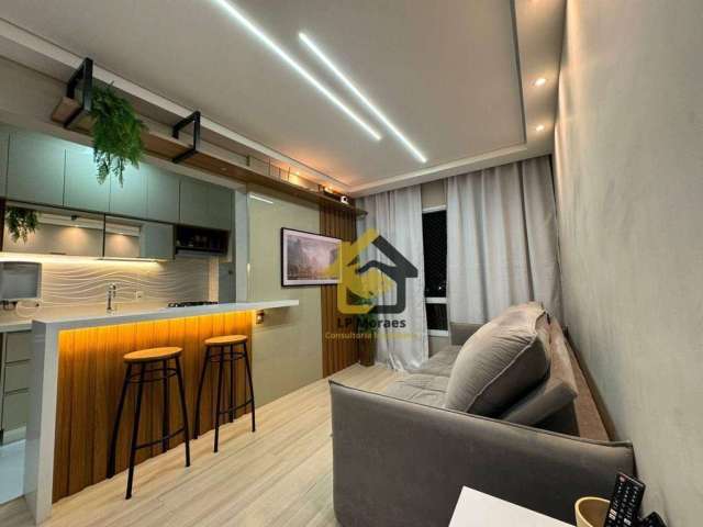 Apartamento com 2 dormitórios à venda, 56 m² - Vila Santa Catarina - Americana/SP