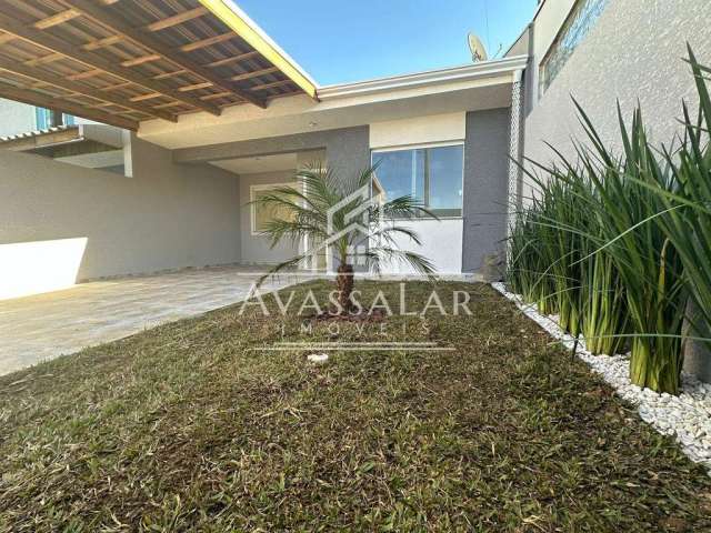 Casa à venda de frente para rua, com 2 dormitórios no Gralha Azul, FAZENDA RIO GRANDE - PR