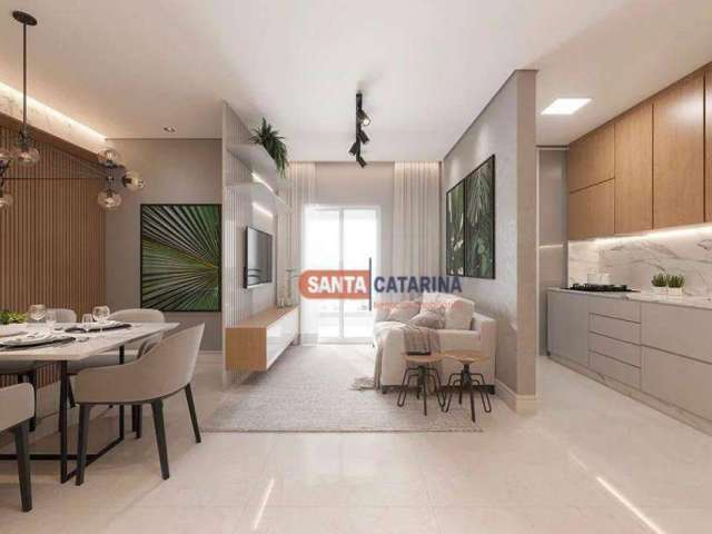 Apartamento com 2 dormitórios à venda na Praia Brava por R$ 721.505,00 - Itajaí/SC