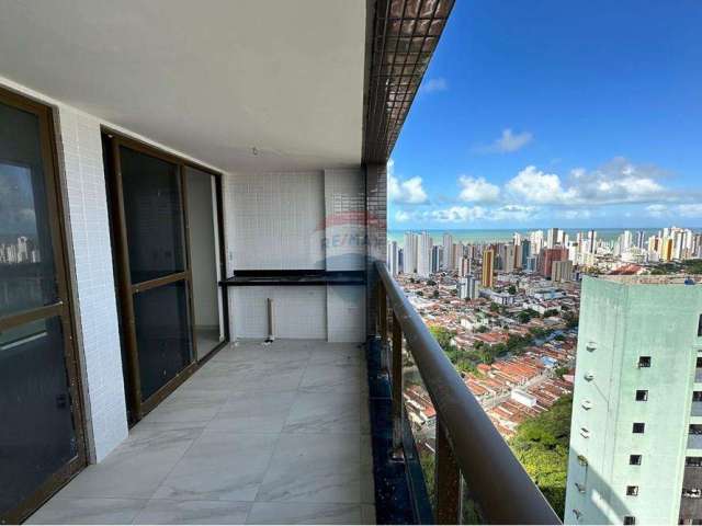 Apartamento posição sul e vista permanente a venda, Brisamar - Joao Pessoa/PB