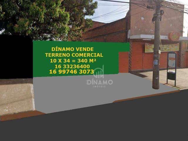 Terreno à venda, 340 m² - Ipiranga - Ribeirão Preto/SP