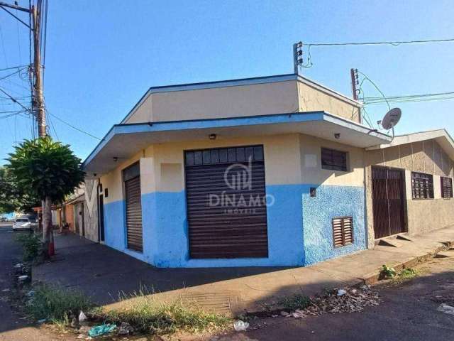 Casa + salão comercial à venda, Ipiranga - Ribeirão Preto/SP