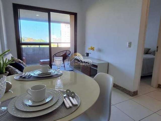 Locação de  Apartamento Mobiliado,  60m²,  com Vista para o Bosque e Lagoa no Alphaville, Paralela,