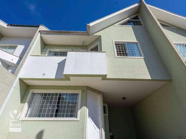 Sobrado com 133 m², 3 quartos (1 suíte), hidromassagem, churrasqueira à venda por R$ 795.000 - Santa Quitéria - Curitiba/PR