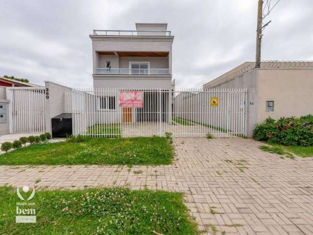 Sobrado Triplex, 3 quartos, suíte, terraço com churrasqueira e 3 vagas a venda no Portão.