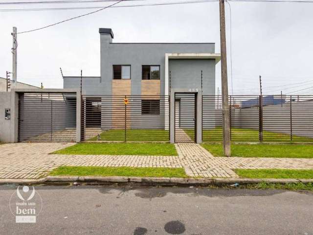 Sobrado de esquina com 139 m², 3  quartos (1 suíte) à venda por R$ 829.000 - Estância Pinhais - Pinhais/PR