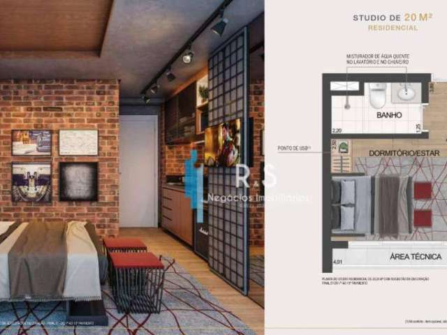Studio com 1 dormitório à venda, 22 m² por R$ 315.000,00 - Vila Mariana - São Paulo/SP