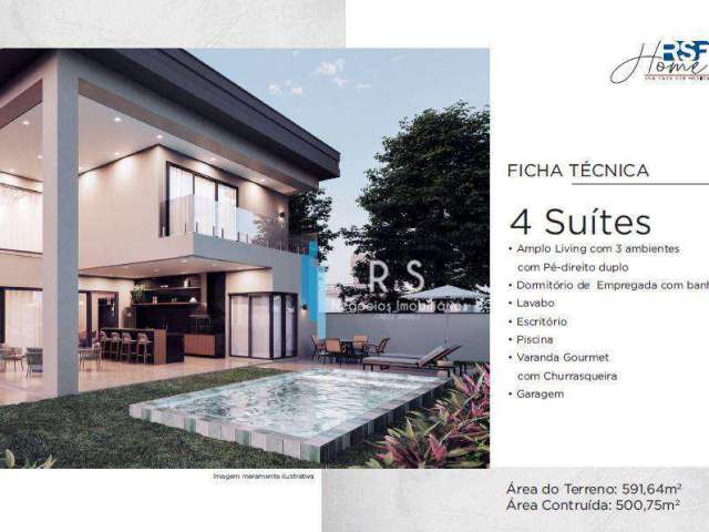 Casa com 4 dormitórios à venda, 472 m² por R$ 3.850.000,00 - Alphaville - Santana de Parnaíba/SP