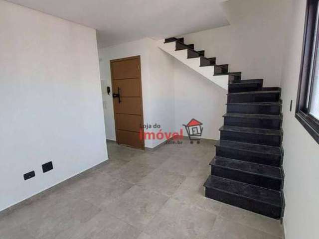 Cobertura com 2 dormitórios à venda, 100 m² por R$ 470.000,00 - Vila Humaitá - Santo André/SP