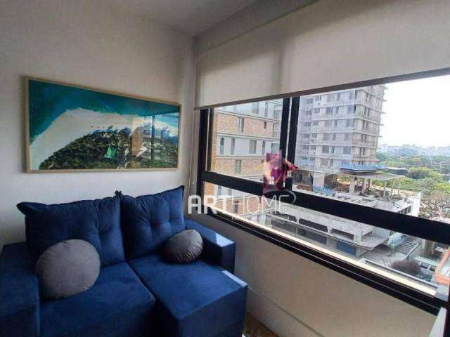 Apartamento com 2 dormitórios para alugar, 35 m² por R$ 5.860,00/mês - Indianópolis - São Paulo/SP