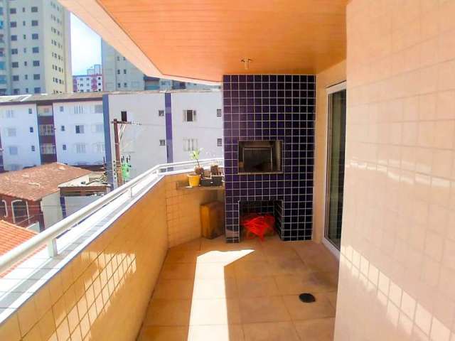 1 suíte 74m² varanda grill cond frente mar centro mongaguá