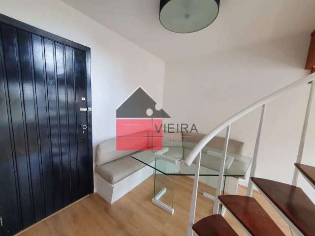 Excelente apartamento 1 dormitório, Duplex, Mobiliado para locação ao lado do Hospital São Paulo, n