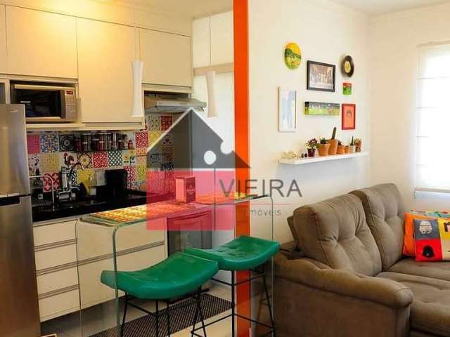 Um lindo apartamento à venda no Cambuci, 1 dormitório, prédio oferece lazer,35m2 Cambuci, São Paulo