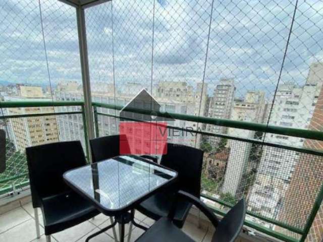 Excelente Apartamento semi-mobiliado com 1 dormitório para alugar, 43 m²-próximo a estação de metrô