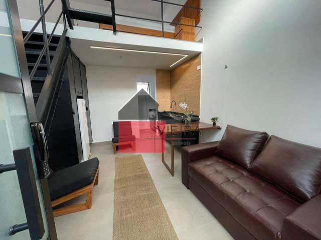 Apartamento 1 quarto mobiliado duplex para locação, Mirandópolis, São Paulo, SP