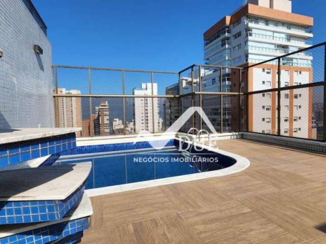 Cobertura com 4 quartos com vista mar, à venda, 350 m² por R$ 4.000.000 - Embaré - Santos/SP