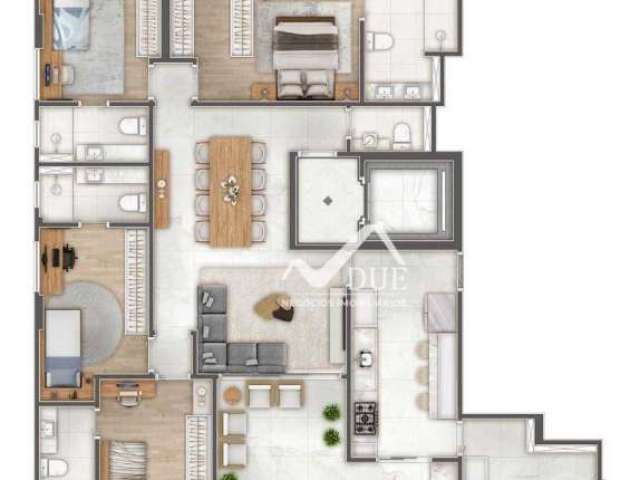 Apartamento com 3 dormitórios à venda, 164 m² por R$ 2.706.000,00 - Ponta da Praia - Santos/SP