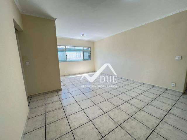 Apartamento com 2 dormitórios para alugar, 101 m² por R$ 4.000,00/mês - Macuco - Santos/SP