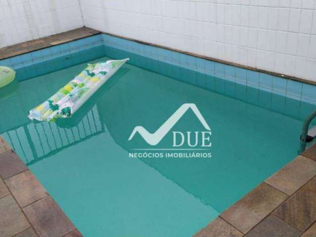 Cobertura duplex com 4 quartos, churrasqueira e piscina privativa à venda, 350 m² por R$ 1.400.000 - Aparecida - Santos/SP