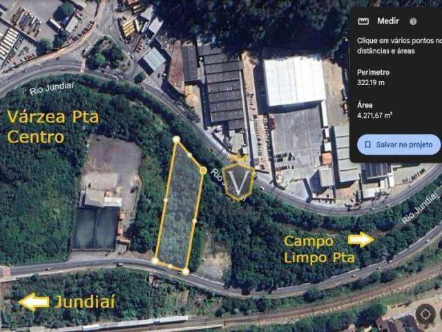 Terreno à venda, 4270 m² por R$ 2.110.000,00 - Área Industrial - Várzea Paulista/SP