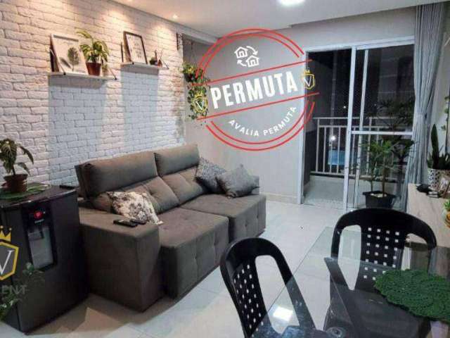 Apartamento com 2 dormitórios à venda, 50 m² por R$ 365.000,00 - Residencial Pacaembu I - Itupeva/SP