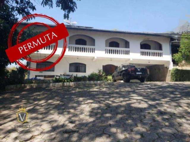 Chácara com 10 dormitórios à venda, 6000 m² por R$ 2.400.000,00 - Chácara Malota - Jundiaí/SP