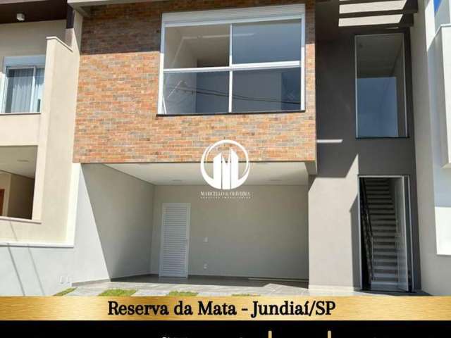 Casa com 3 dormitórios - Loteamento Reserva da Mata - Corrupira - Jundiaí/SP