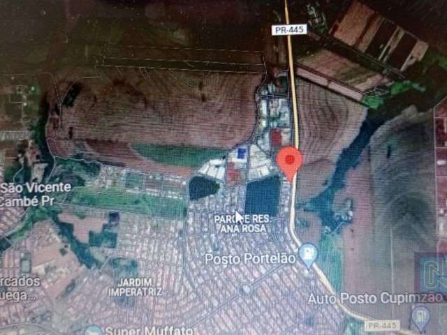 Terreno comercial pr 445 prox posto portelao