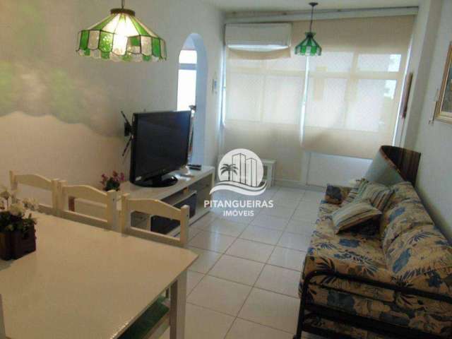 Apartamento com 1 dormitório à venda, 55 m² - Pitangueiras - Guarujá/SP