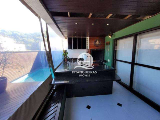 Apartamento com 3 dormitórios, 195 m² - venda ou aluguel - Pitangueiras - Guarujá/SP