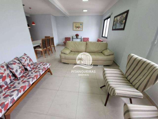 Flat com 3 dormitórios à venda, 112 m² por R$ 720.000,00 - Pitangueiras - Guarujá/SP