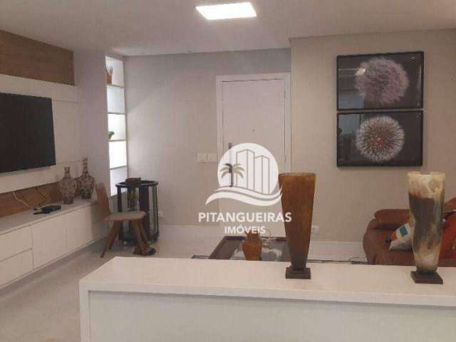 Flat com 3 dormitórios à venda, 120 m² - Pitangueiras - Guarujá/SP