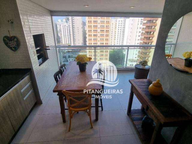 Apartamento com 3 dormitórios à venda, 105 m² - Pitangueiras - Guarujá/SP