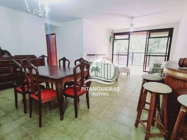 Apartamento com 3 dormitórios, 140 m² - venda ou aluguel - Pitangueiras - Guarujá/SP