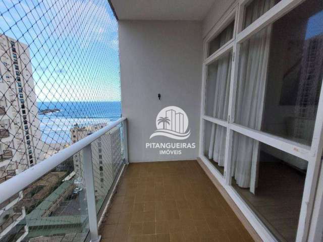 Pitangueiras – na quadra da praia, c/ vista para o mar, oportunidade única, 158,56 m² úteis, localização privilegiada, 01 vaga de garagem.