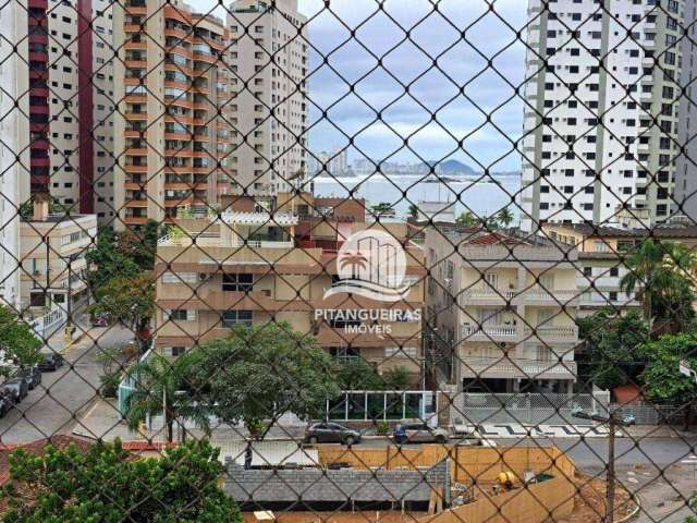 Apartamento Amplo, Com Vista Para o Mar na Praia do Tombo no Guarujá