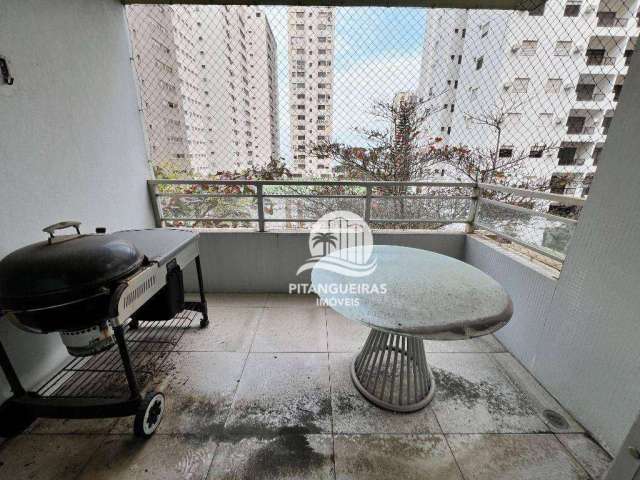 Apartamento com 3 dormitórios para alugar, 130 m² - Pitangueiras - Guarujá/SP