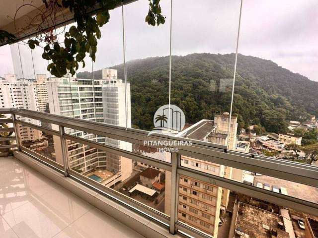 Lindo apartamento de 3 dormitórios sendo 2 suites com ótima localização  no Centro do Guarujá, próximo a Praia das Pitangueiras.