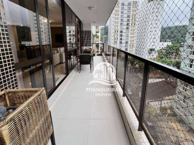 Apartamento com 5 dormitórios à venda, 213 m²  - Pitangueiras - Guarujá/SP